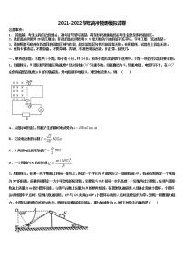 舟山市重点2022年高三第二次联考物理试卷含解析