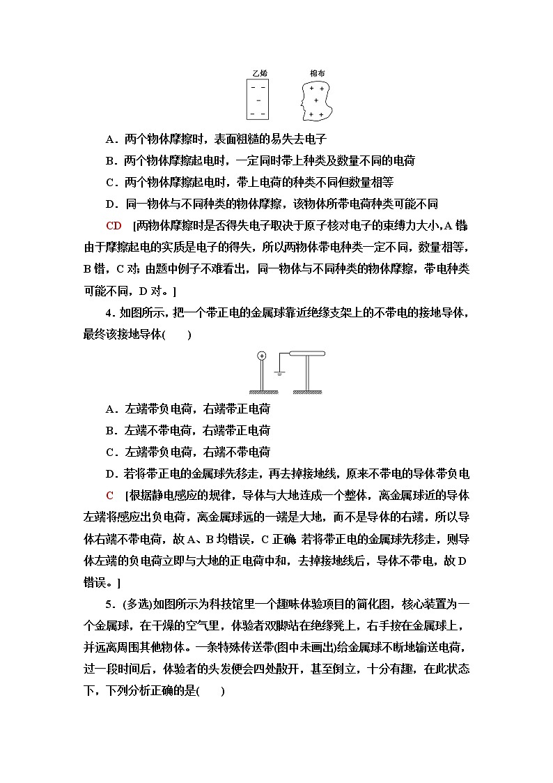 粤教版高中物理必修第三册第1章第1节静电现象课件+学案+课后素养落实含答案02