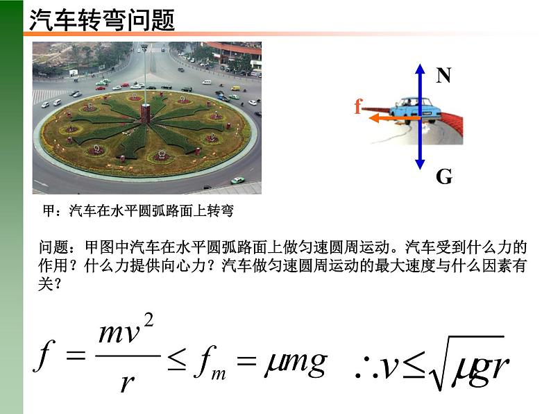 人教版必修二6.4 生活中的圆周运动 课件02