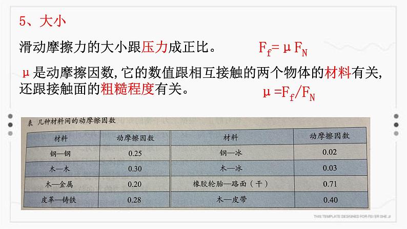 人教版必修一 3.2 摩擦力 课件08