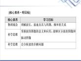 粵教版高中物理選擇性必修第一冊(cè)第3章第2節(jié)機(jī)械波的描述課件+學(xué)案+素養(yǎng)落實(shí)含答案