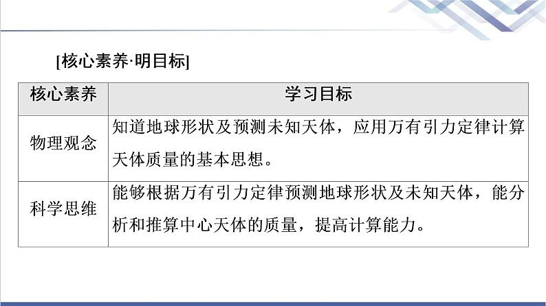 粤教版高中物理必修第二册第3章第3节万有引力定律的应用课件+学案+素养落实含答案02