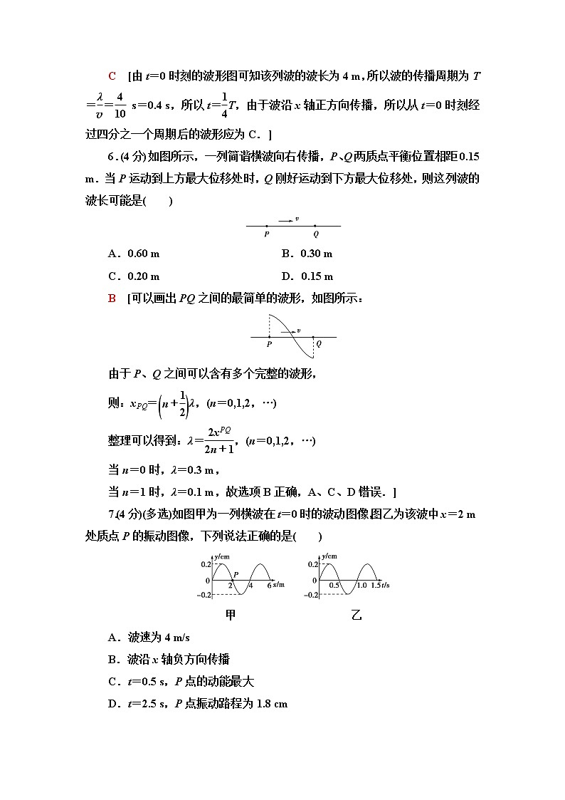 粤教版高中物理选择性必修第一册第3章章末综合提升课件+学案+综合测评含答案03