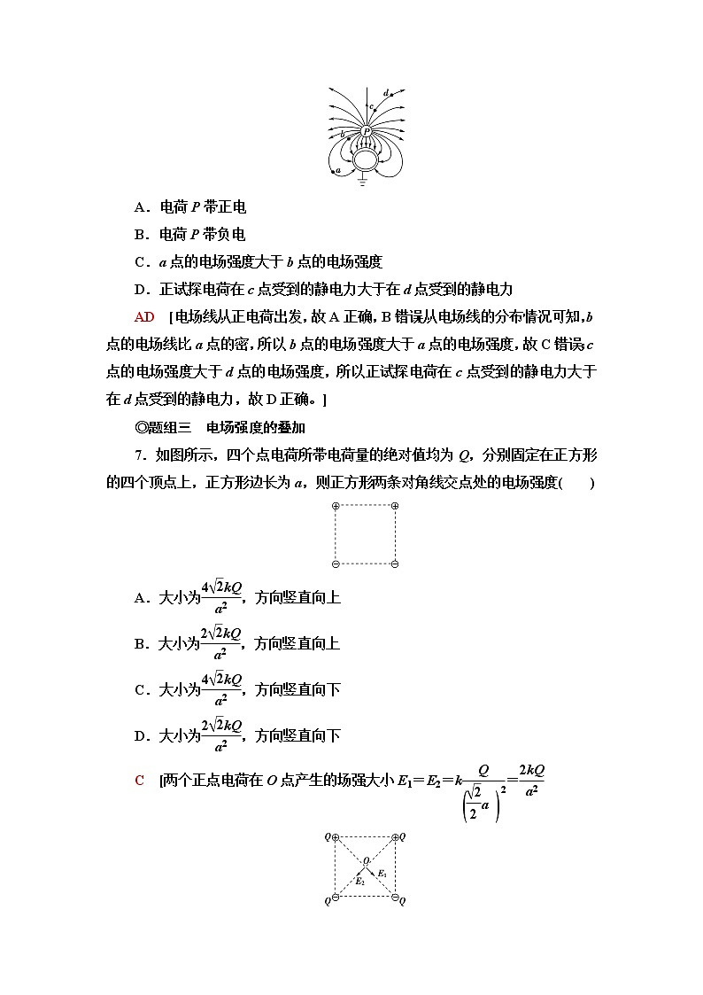 粤教版高中物理必修第三册第1章第3节电场电场强度课件+学案+课后素养落实含答案03
