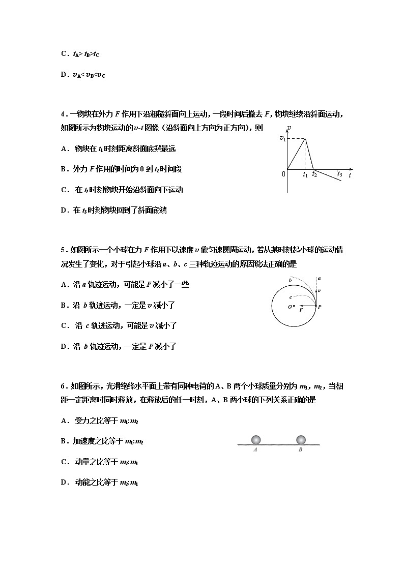 2021北京东城区高三上学期期末考试物理试题含答案02