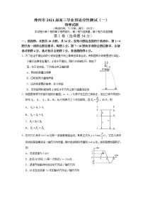 2021漳州高三毕业班适应性测试（一）物理试题含答案