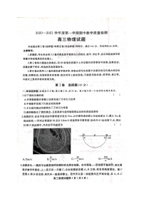 2021聊城高三上学期期中考试物理试题图片版含答案