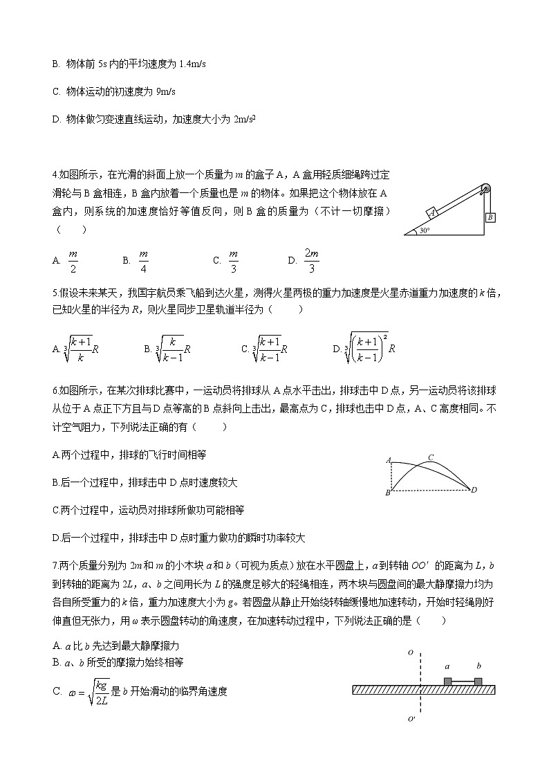 2021湖北省“荆、荆、襄、宜“四地七校联盟高三上学期期中联考物理试卷含答案第2页