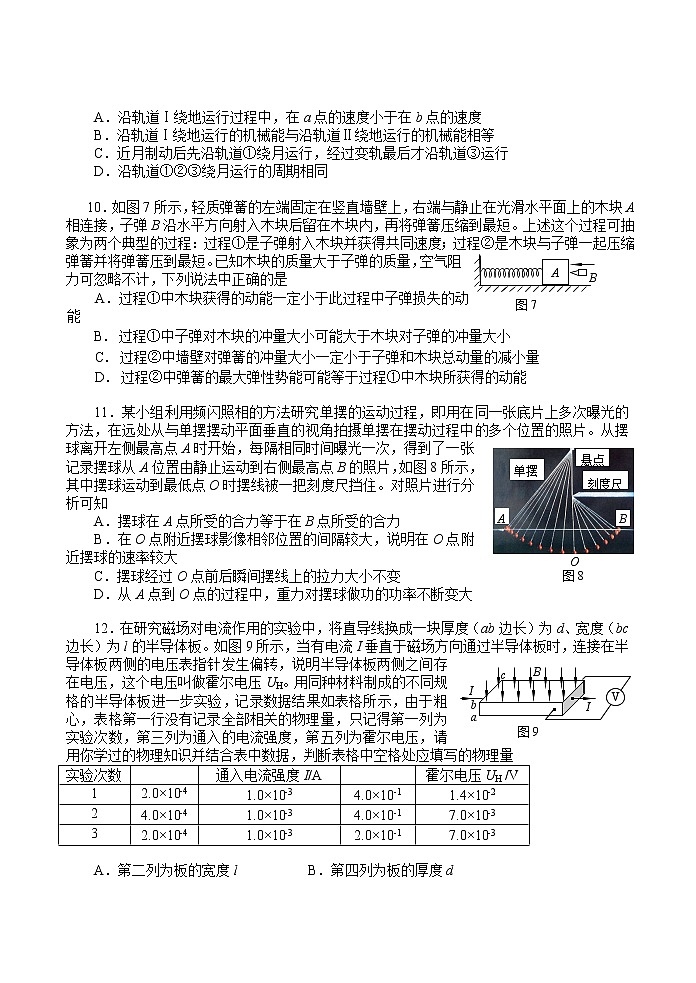 2020北京海淀区高三下学期二模考试物理试题含答案第3页