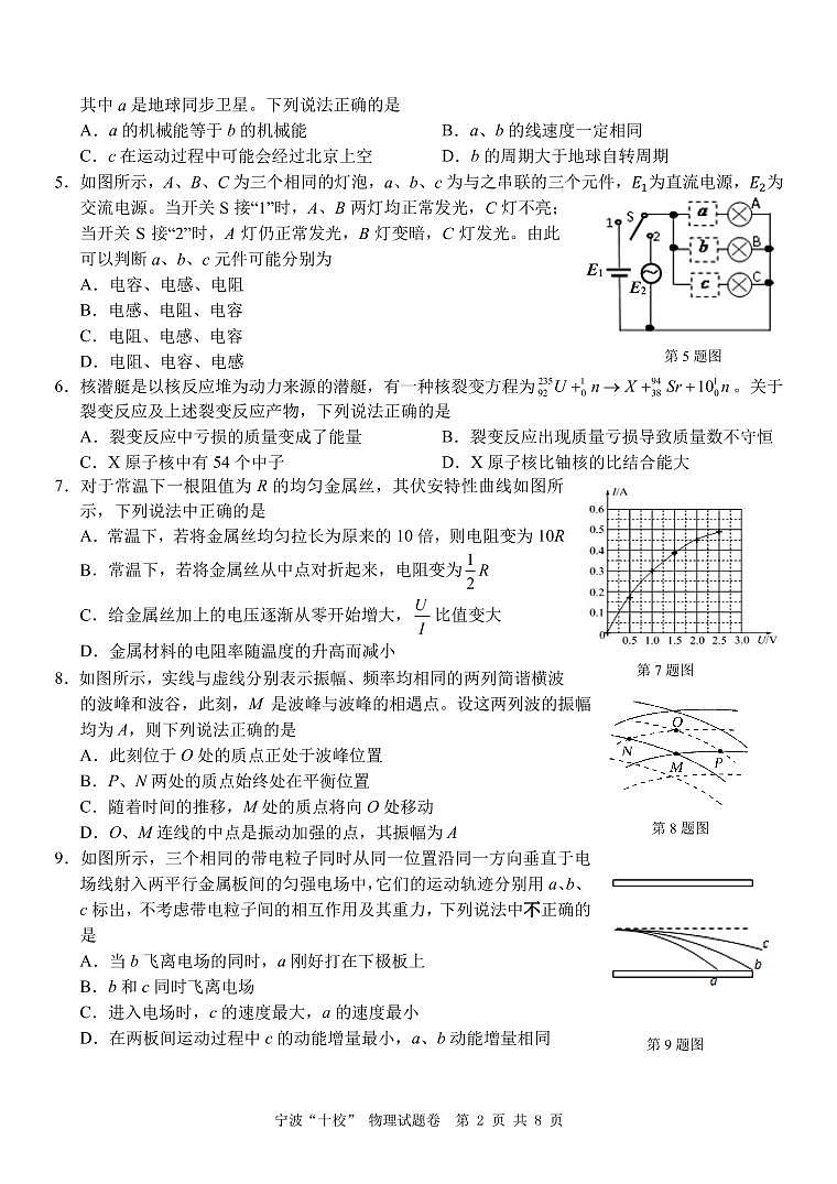 物理卷第2页