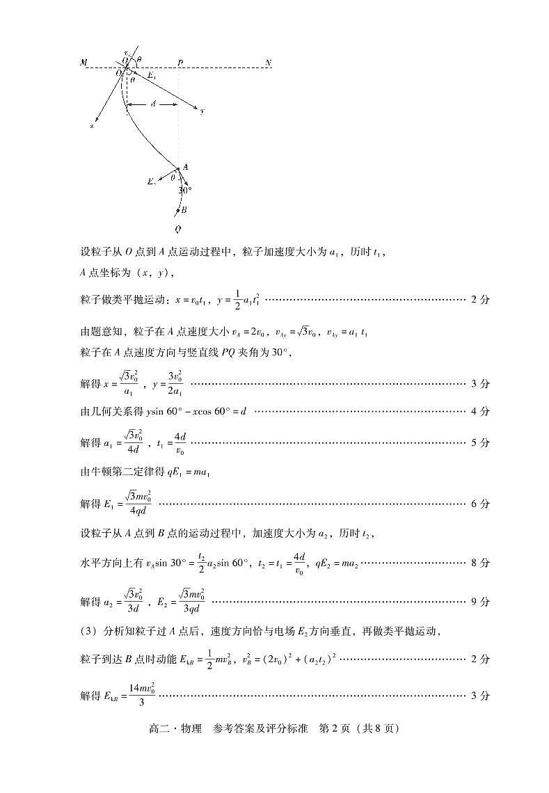 2021汕尾高二上学期期末物理试题PDF版含答案02