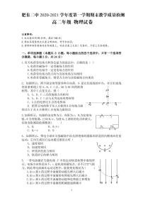 2021肥东县二中高二上学期期末考试物理试题PDF版含答案