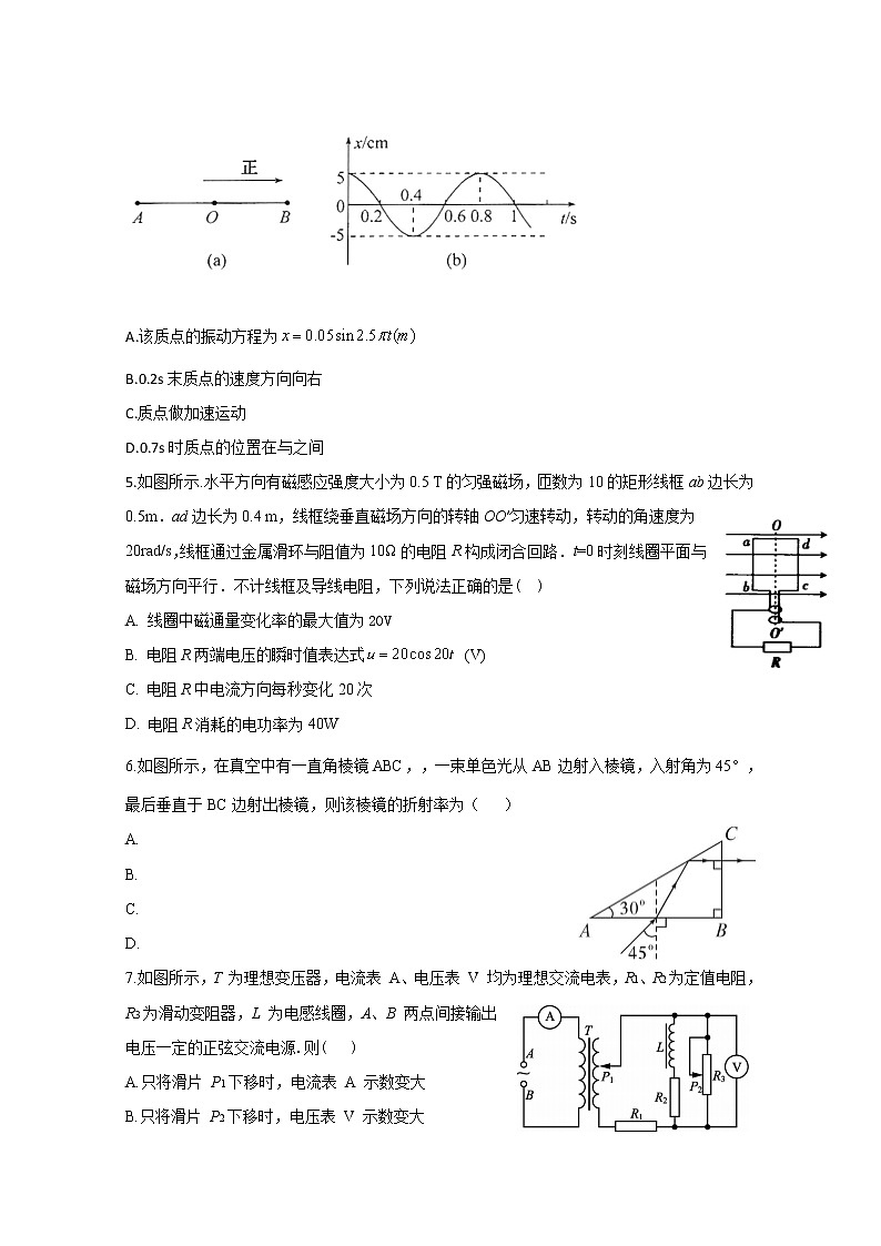 2020成都外国语学校高二下学期期中考试物理试题含答案第2页