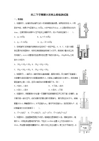 2020省大庆实验中学高二下学期第六次网上周测物理试题含答案