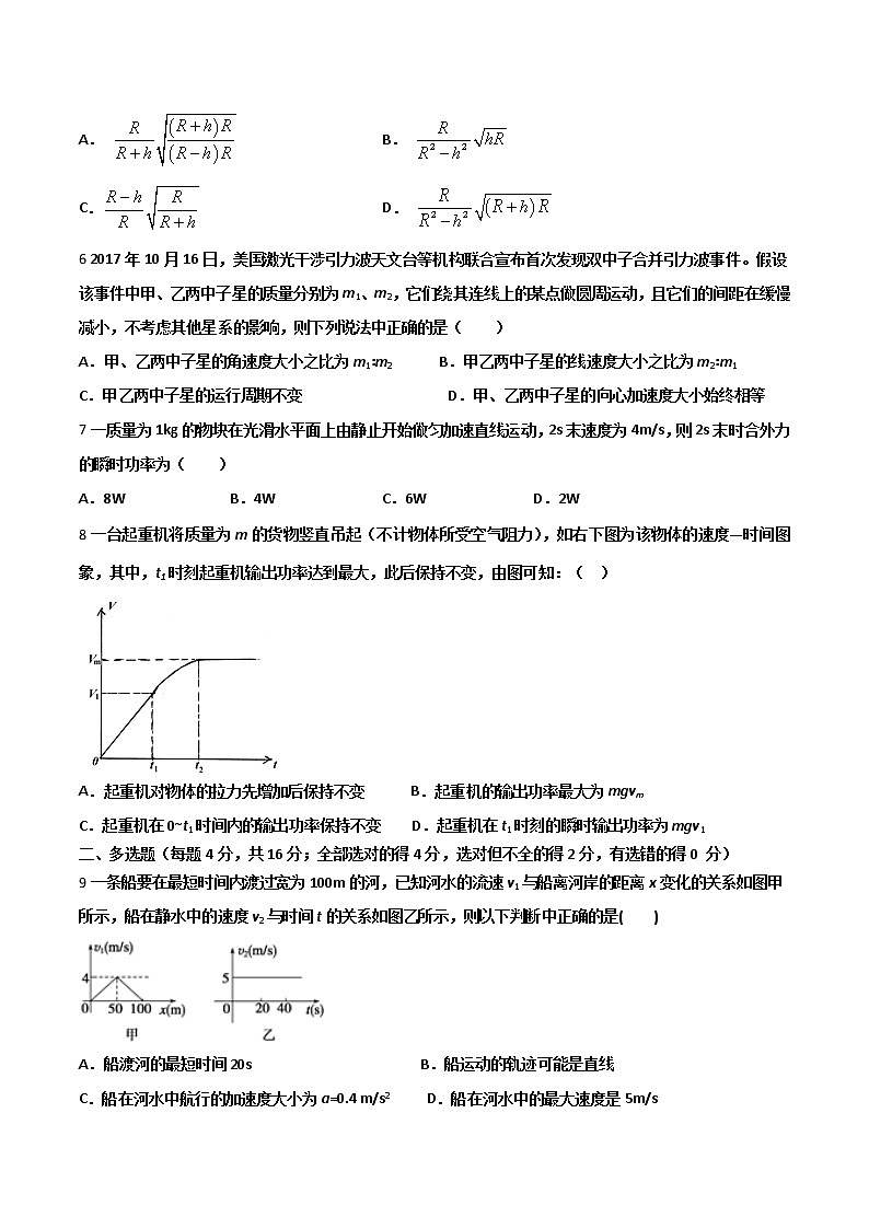 5月月考物理试题第2页