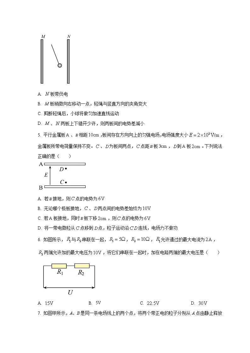 2022-2023学年河南省中原名校高二上学期第二次联考物理试题（Word版）第2页