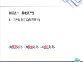 魯科版高中物理必修第三冊第1章第1節(jié)靜電的產(chǎn)生及其微觀解釋課件+學案+練習含答案
