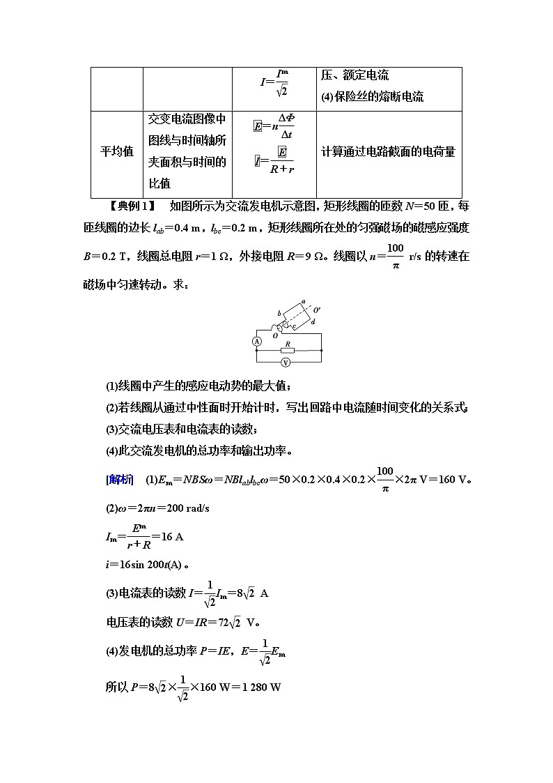 鲁科版高中物理选择性必修第二册第3章章末综合提升学案第2页