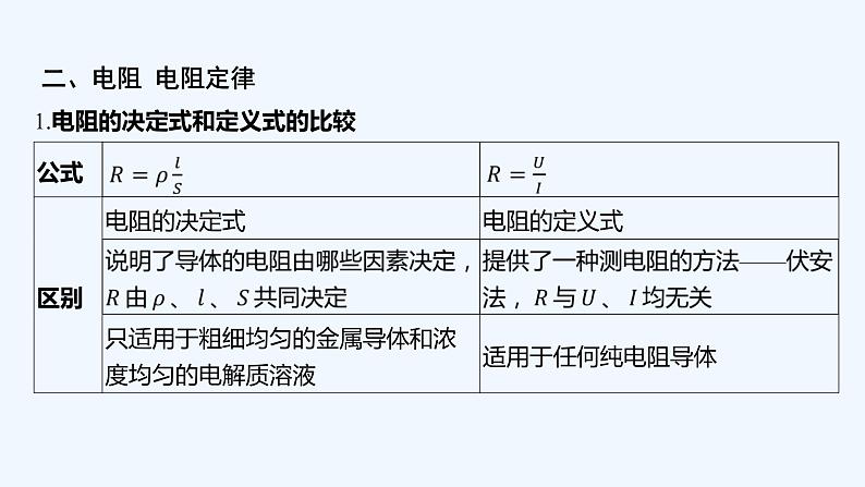 【最新版】23届高考二轮回扣课本复习【同步课件】回扣点9 恒定电流04