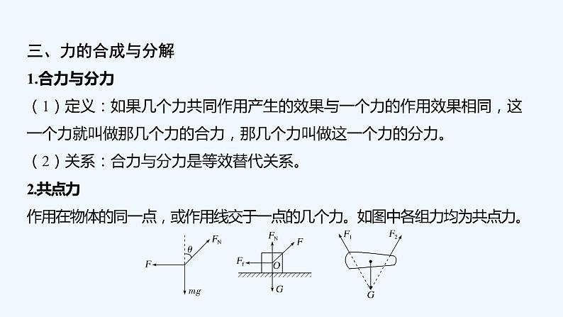 【最新版】23届高考二轮回扣课本复习【同步课件】回扣点2 力与相互作用07