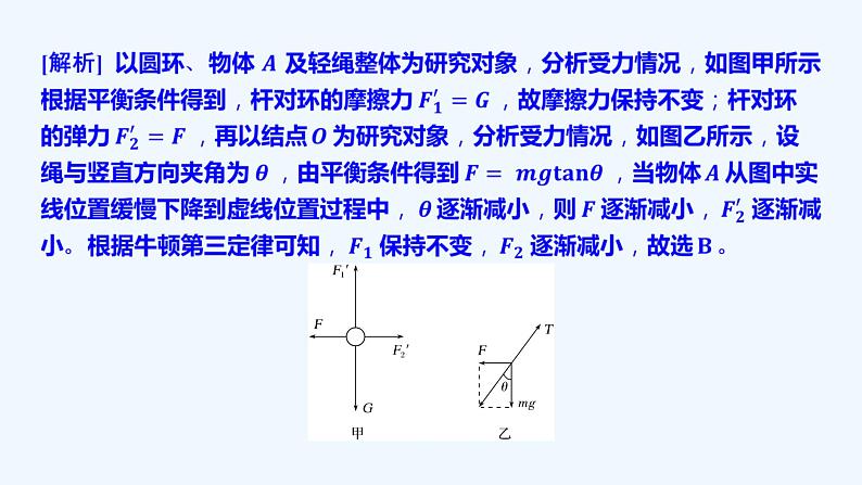 【最新版】23届高考二轮高考热点补救练习【同步课件】2.受力分析和平衡问题03