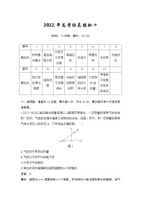 2022年高考仿真模拟十