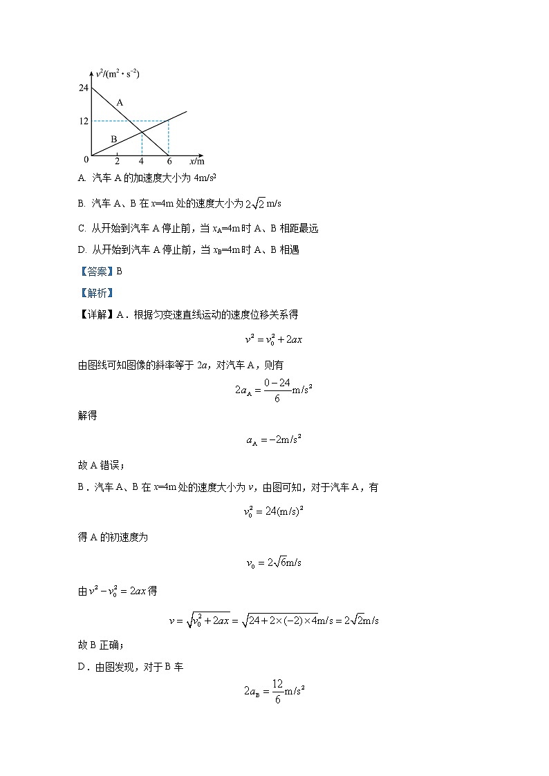 江西省抚州市金溪县第一中学2022-2023学年高三物理上学期第二次月考试题（Word版附解析）第2页