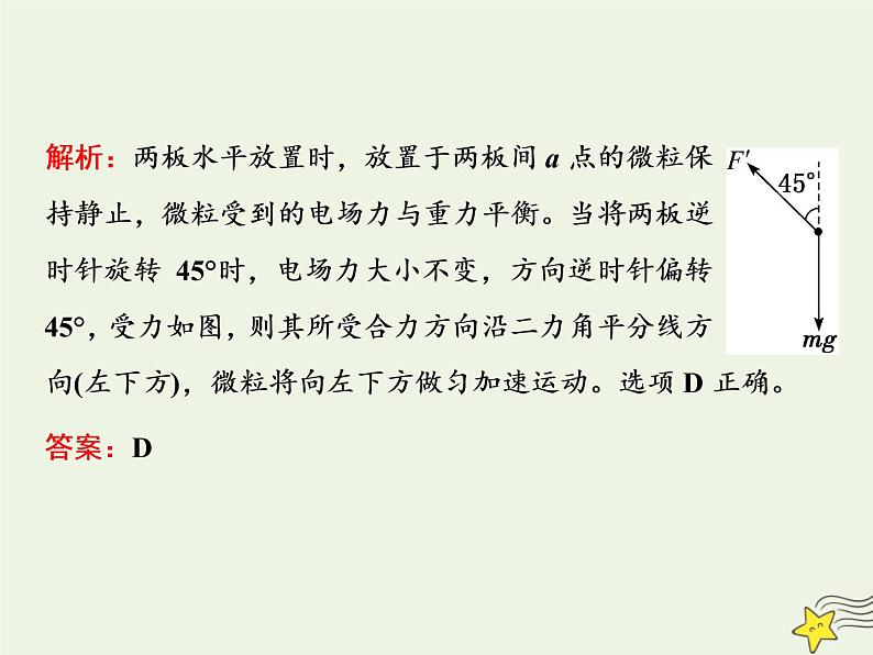 高考物理一轮复习第7章静电场第6课时带电粒子体在电场中运动的综合问题课件04