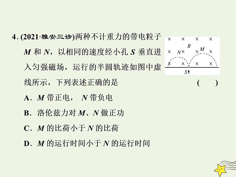 高考物理一轮复习第9章磁场第2课时磁场对运动电荷的作用课件08