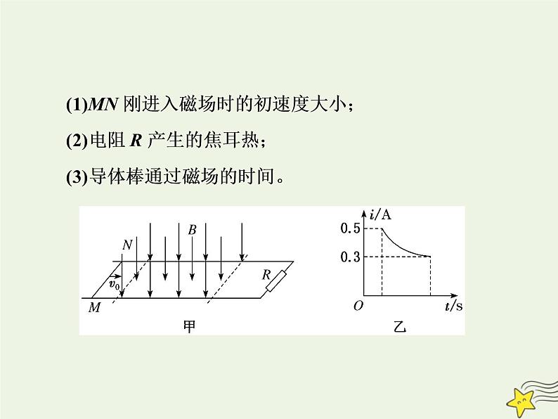 高考物理一轮复习第10章电磁感应第7课时电磁感应中的动量问题课件第6页