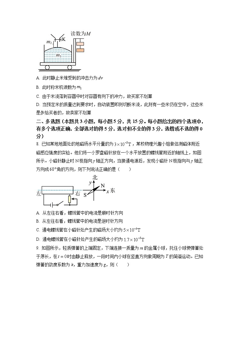 2023长沙长郡中学高二上学期期中物理试卷含答案03