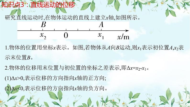 第一章 运动的描述  2 时间 位移同步课件第6页