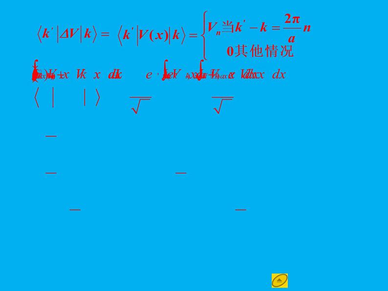 2021-2022学年高二物理竞赛课件：近自由电子近似第7页