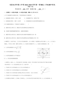 2023乌鲁木齐八中高二上学期期中考试物理试卷含答案