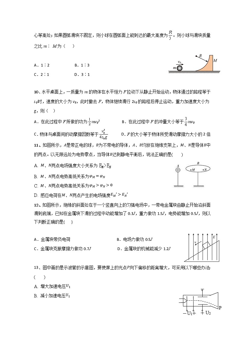 2023石嘴山平罗县平罗中学高二上学期11月期中考试物理试题无答案03