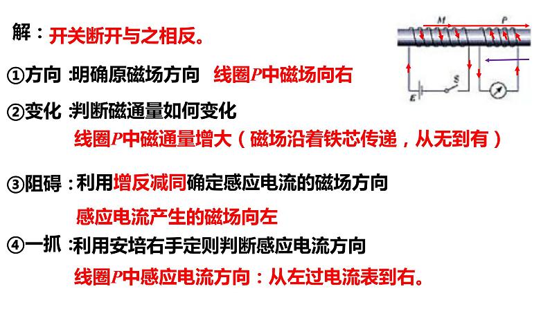 人教版选修二 2.1.2 右手定则 课件第8页