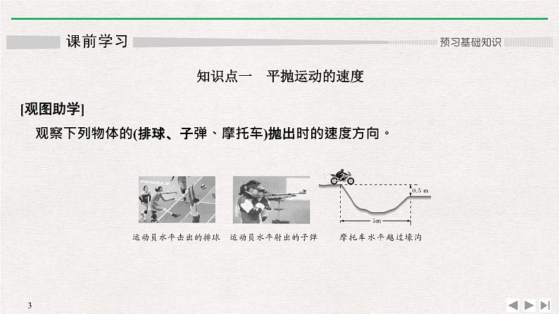 人教版高中物理必修二《4 抛体运动的规律》课件PPT模板03