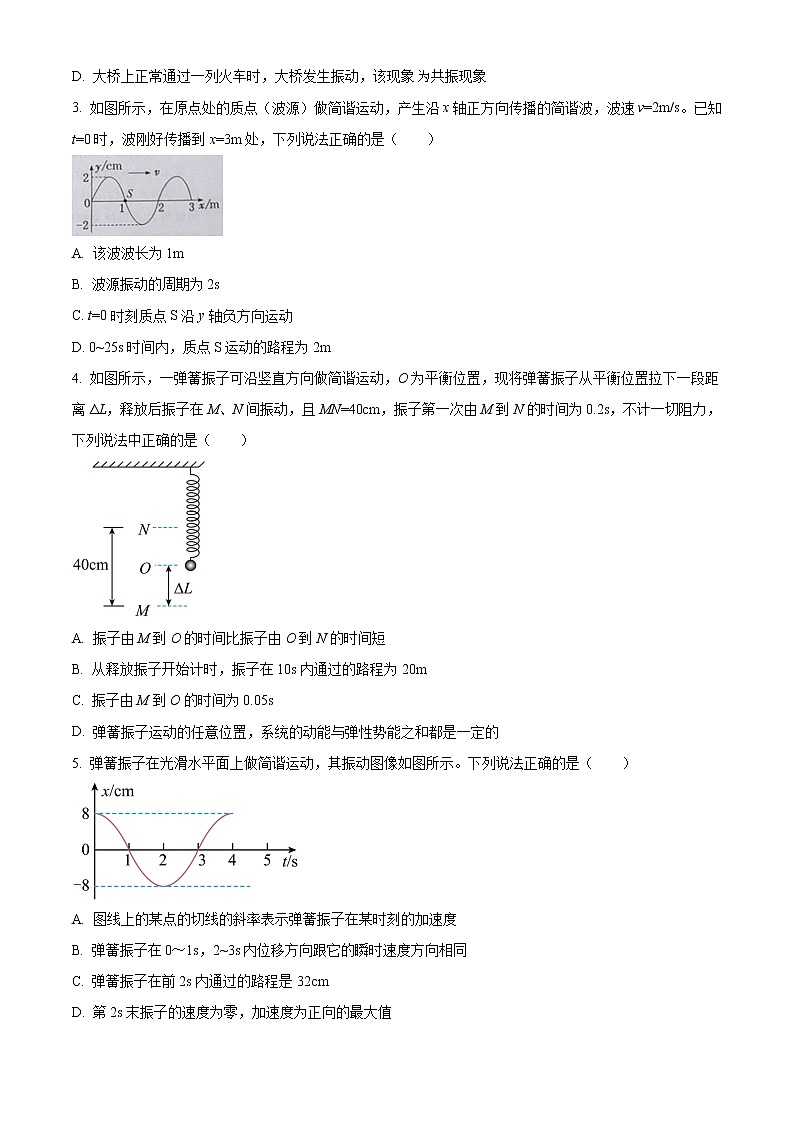 2023鄂州部分高中教科研协作体―高二上学期期中考试物理试题含答案第2页