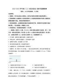 辽宁省沈阳市重点高中联合体2022-2023学年高三物理上学期期中试题（Word版附答案）