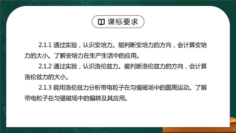 新人教版（2019）选择性必修二 1.1《磁场对通电导线的作用力》课件PPT+教案+同步练习02