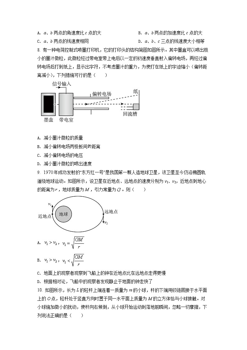 2021-2022学年上海市华东师范大学第二附属中学高一（下）6月线上测试物理试卷（含详解）03