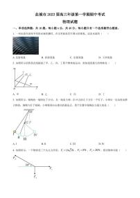 2022-2023学年江苏省盐城市高三上学期期中考试物理试题 PDF版