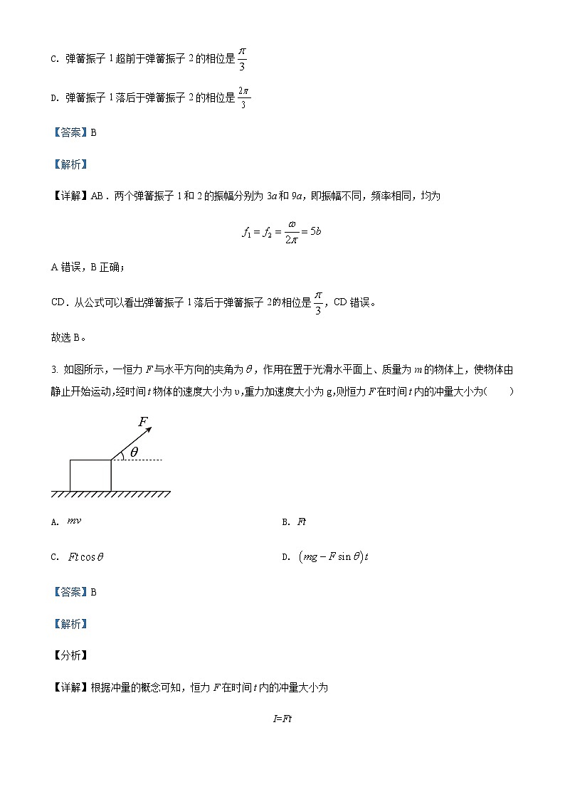 2021-2022学年北京市昌平区新学道临川学校高二（下）期中物理试题（北京班）含解析02