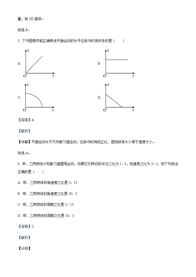 2022-2023学年宁夏青铜峡市宁朔中学高二（上）开学考试物理试题含解析第2页