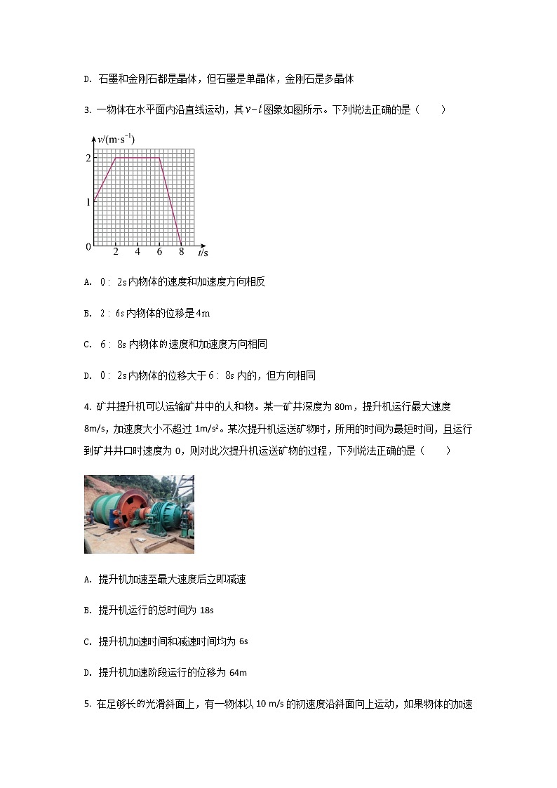 2021-2022学年辽宁省沈阳市第八十三中学高二下学期6月复学考试物理试题含答案02