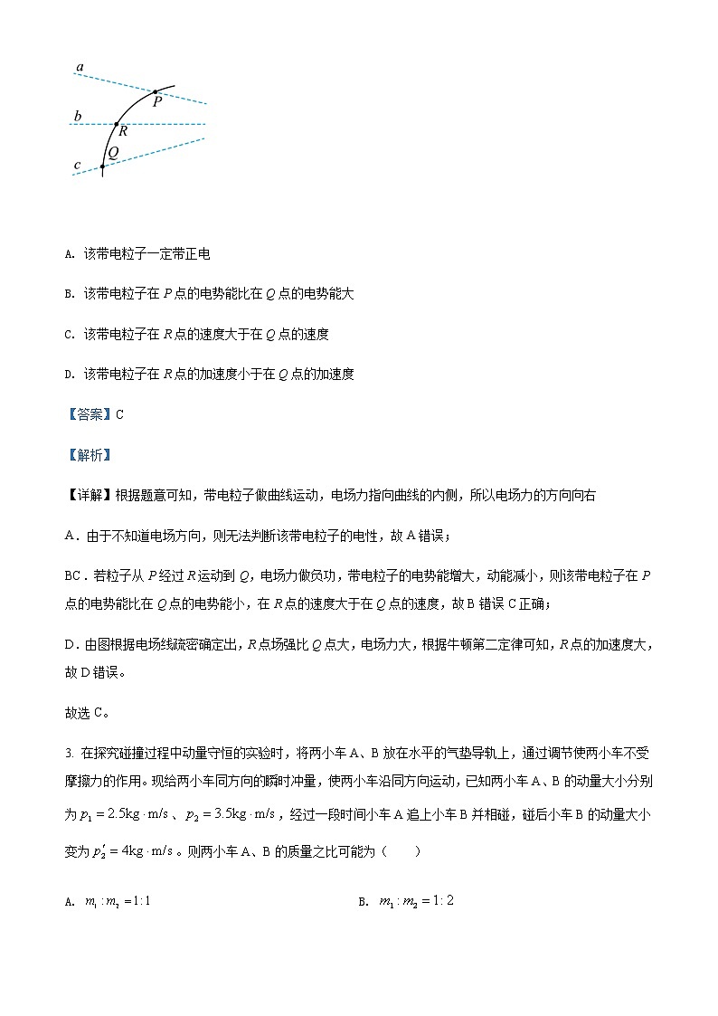 2021-2022学年广西贺州市昭平县昭平中学高二（下）第二次月考物理试题含解析第2页