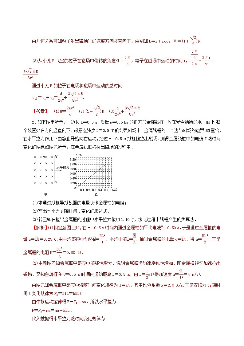 人教版高考物理二轮复习核心考点专项突破电磁学综合计算题含答案第2页