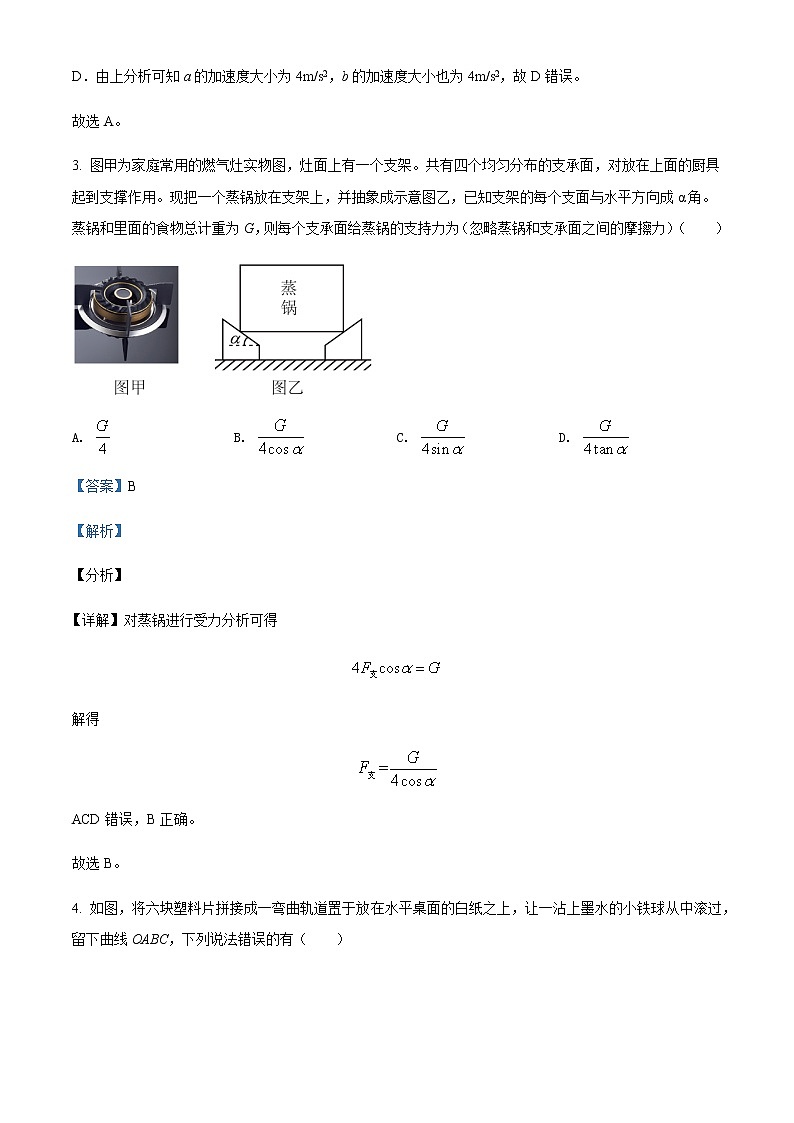 2022届黑龙江省哈尔滨市第六中学高三（上）期末物理试题含解析03