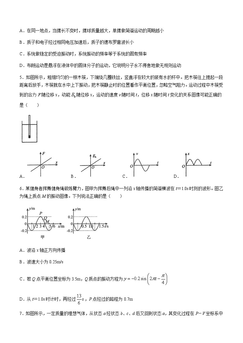 2021-2022学年辽宁省实验中学、鞍山一中等五校高二（下）期末联考物理试题02