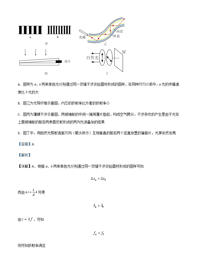2021-2022年湖北省武汉市部分重点中学高二（下）期中联考物理试题含解析02